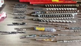LOT OF LARGE DRILL & AUGER BITS