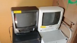 (2) TVs with BUILT-IN VCRs