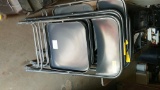 LOT OF 4 METAL FOLDING CHAIRS
