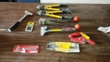 LOT OF 6 HAND TOOLS AND ACCESSORIES