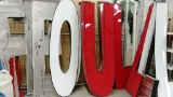8 LARGE SIGN LETTERS