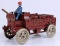 VINTAGE KENTON CONTRACTOR'S CAST IRON WAGON WITH DRIVER
