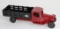 STEELCRAFT PRESSED STEEL STAKE TRUCK RED & BLACK