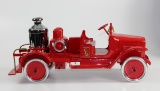BUDDY L FIRE TRUCK PUMPER - RESTORED CIRCA 1920s