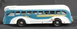 BUDDY L GREYHOUND LINES WIND-UP BUS - CIRCA 1950s