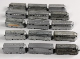 LOT OF 15 MIDGETOY METAL TRAINS