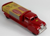 VINTAGE COCA-COLA LINCOLN DIESEL TRUCK WITH 12 WOODEN CASES