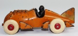 VINTAGE HUBLEY CAST IRON BOAT TAIL RACER -