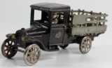 VINTAGE ARCADE CAST IRON 1920s TWO-TONED FORD STAKE TRUCK
