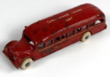 VINTAGE ARCADE CAST IRON GMC GREYHOUND LINES BUS