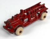 VINTAGE ARCADE CAST IRON FIRE TRUCK 1920s - 5