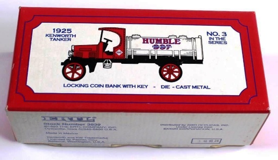 NEW, IN THE BOX ERTL 1925 KENWORTH TANKER "HUMBLE"