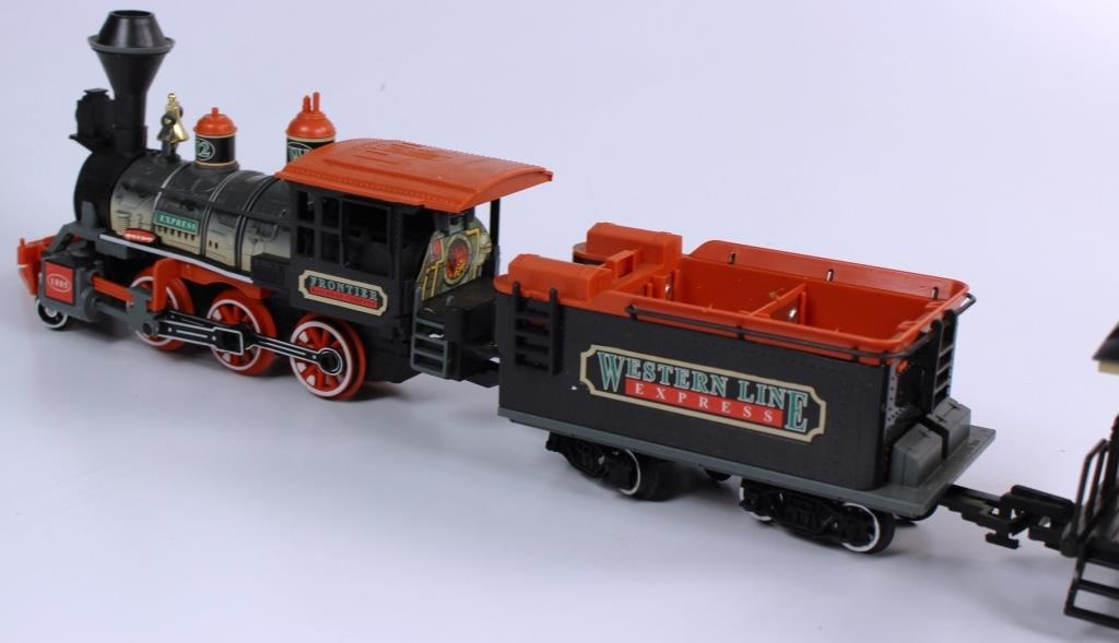 Gold Rush Express Train Set Battery Operated G Scale Bright Sounds Light for sale online 