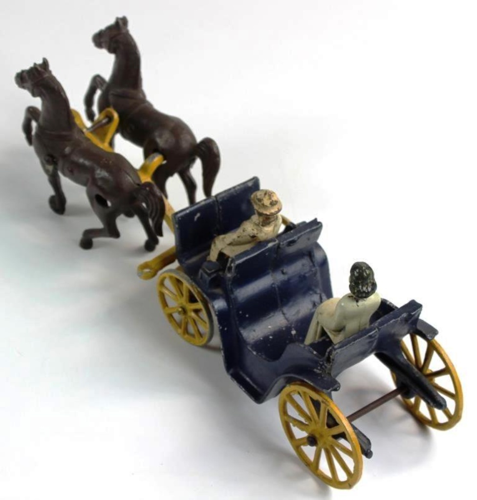 Early Stanley wagon  toy wagon driver 