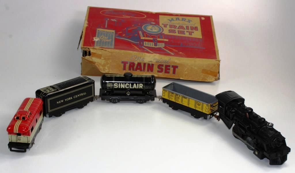 marx mechanical train set
