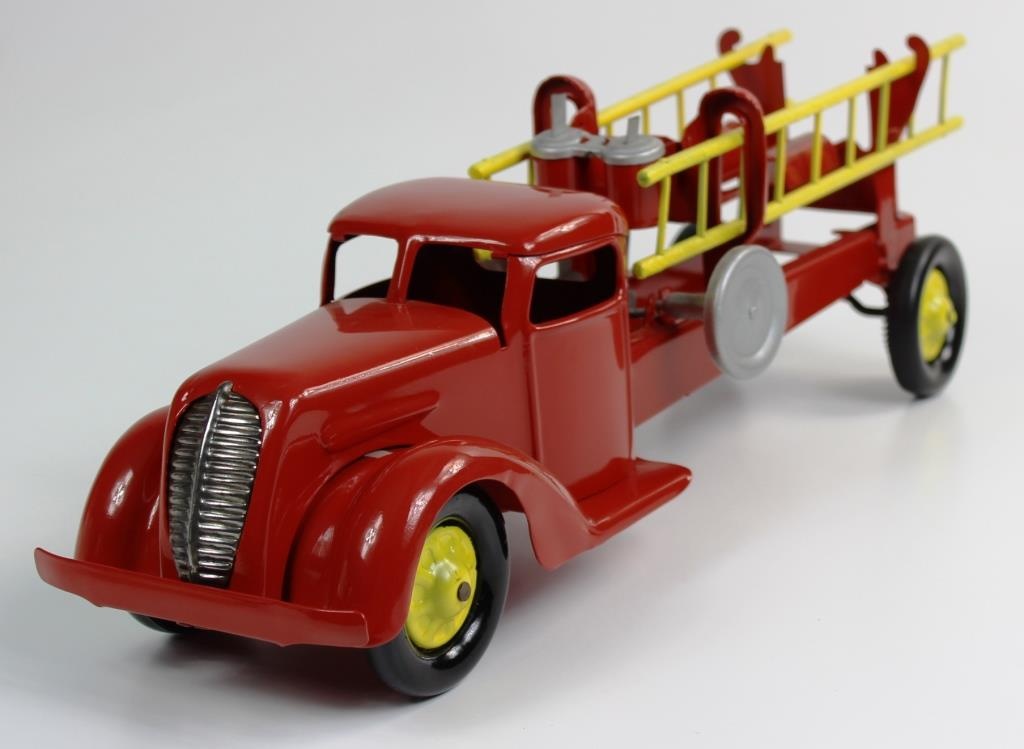 steel fire truck toy