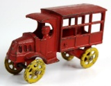 VINTAGE HUBLEY CAST IRON DELIVERY TRUCK - CIRCA 1930s