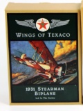 NEW, IN THE BOX: WINGS OF TEXACO 1931 STEARMAN BIPLANE - 3RD IN THE SERIES