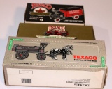 3 NEW, IN THE BOXES ERTL TEXACO DIE CAST BANKS