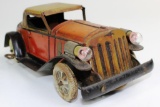VINTAGE MARX TIN WIND-UP COUPE WITH HEADLIGHTS