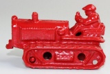 VINTAGE HUBLEY CAST IRON TRACTOR 3-1/4