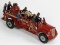 VINTAGE ARCADE CAST IRON 6 MAN PUMPER FIRE TRUCK - CIRCA 1940s