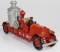 VINTAGE KENTON CAST IRON FIRE TRUCK PUMPER - CIRCA 1930s WITH REMOVABLE DRIVER