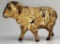 VINTAGE CAST IRON SHEEP STILL BANK