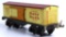 3 VINTAGE LIONEL TRAIN CARS: BABY RUTH, SHELL & CABOOSE