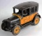 VINTAGE ARCADE CAST IRON YELLOW CAB CAR BANK