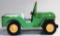 VINTAGE TONKA PRESSED STEEL PALE / LIGHT GREEN JEEP