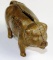 VINTAGE DECKER'S IOWANA CAST IRON PIG STILL BANK