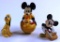 VINTAGE DISNEY COLLECTIBLES - PLUTO, MICKEY