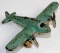 VINTAGE ARCADE CAST IRON UNITED BOEING TWIN PROP AIRPLANE