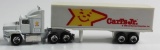 NEW, IN THE BOX: MATCHBOX AEROMAX SEMI TRACTOR TRAILER - CARL'S JR.