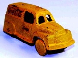 VINTAGE CAST IRON COCA-COLA DELIVERY VAN / TRUCK