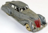 VINTAGE HUBLEY DIECAST LINCOLN ZEPHYR - SILVER & RED