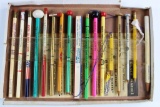 LOT OF SALESMAN PENCIL SAMPLES - APPROX. 18