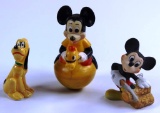 VINTAGE DISNEY COLLECTIBLES - PLUTO, MICKEY