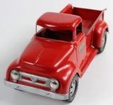 VINTAGE TONKA PRESSED STEEL RED PICKUP TRUCK