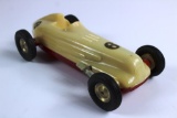 VINTAGE PLASTIC WINDUP RACE CAR #6