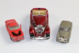 LOT OF 3 YATMING DIECAST CARS MERCEDES, TRANS-AM & ROLLS ROYCE