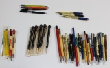 LOT OF APPROX. 36 SAMPLE PENS, PENCILS AND MECHANICAL PENCILS