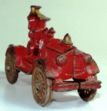 VINTAGE AC WILLIAMS CAST IRON PUMPER FIRE TRUCK