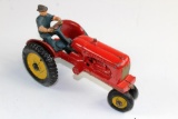 VINTAGE ALLIS CHALMERS TRACTOR WITH DRIVER