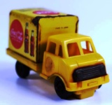 VINTAGE PLASTIC AND TIN COCA-COLA BOX TRUCK / DELIVERY VAN