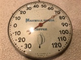 MAXWELL HOUSE ADVERTISING WALLMOUNT THERMOMETER