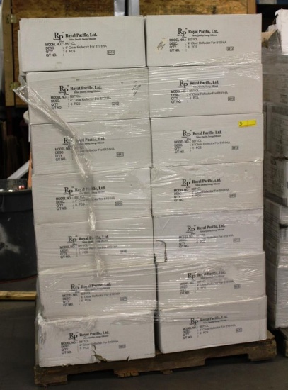 PALLET OF APPROX. 252 ROYAL PACIFIC LTD. LIGHTING HARDWARE