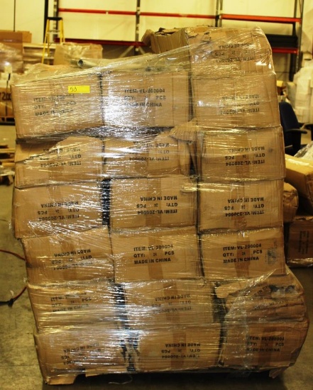 PALLET OF 18 BOXES VL-200004 CURVED SHOWER CURTAIN RODS