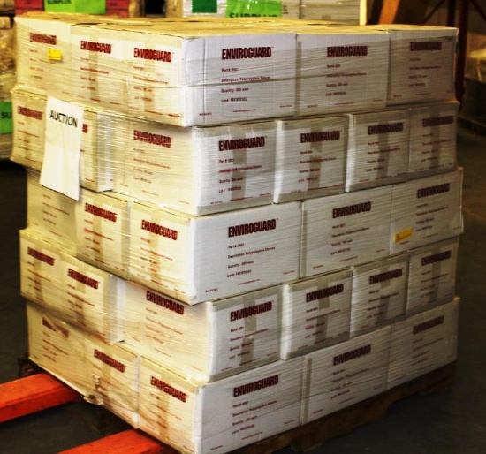 PALLET OF 49 BOXES OF ENVIROGUARD SLEEVES - 50 EACH